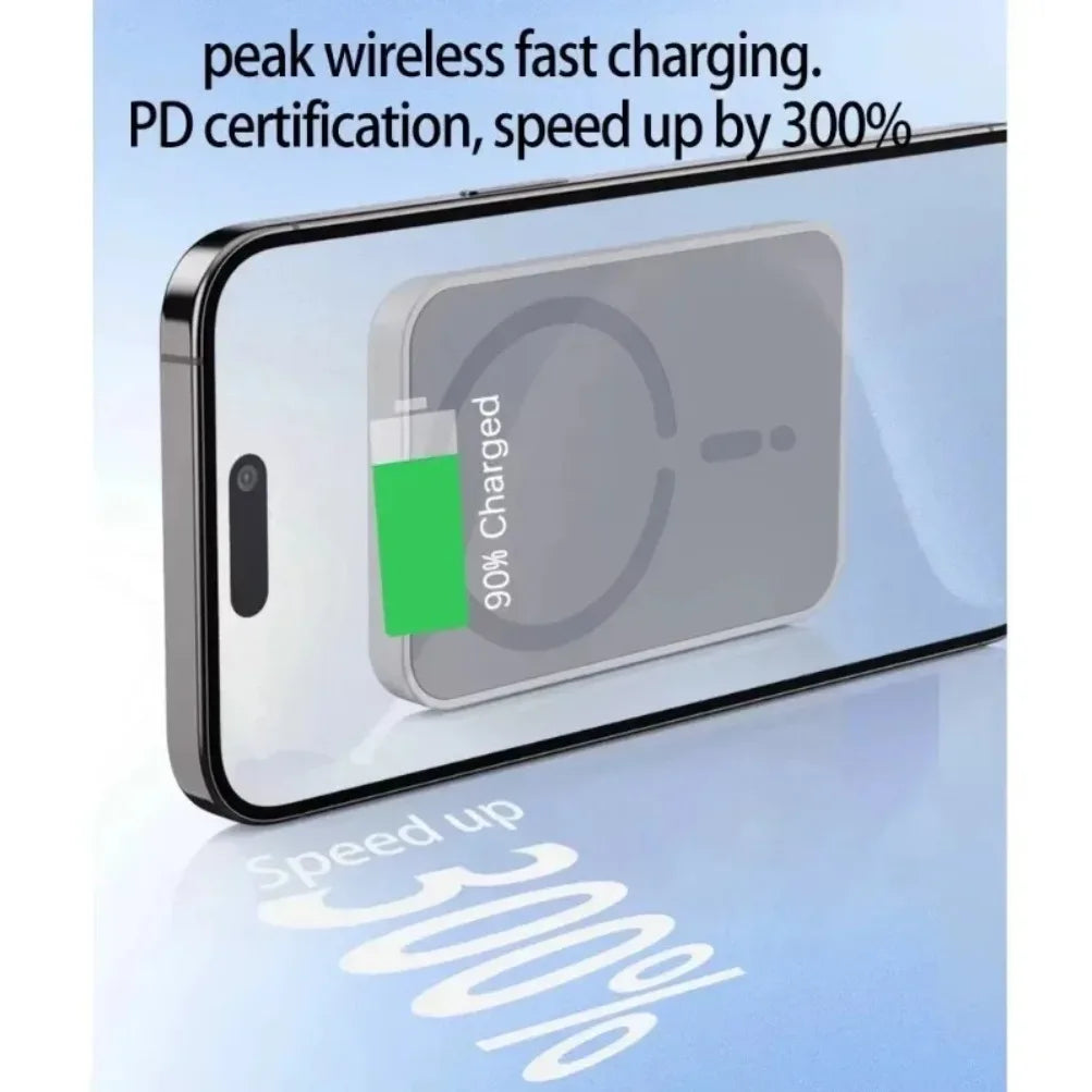 Soporte Magnético para Teléfono con GPS para Rejilla de Ventilación de Coche, Cargador Inalámbrico Rápido para iPhone Magsafe 17 16 15 14 13 12 Pro Max