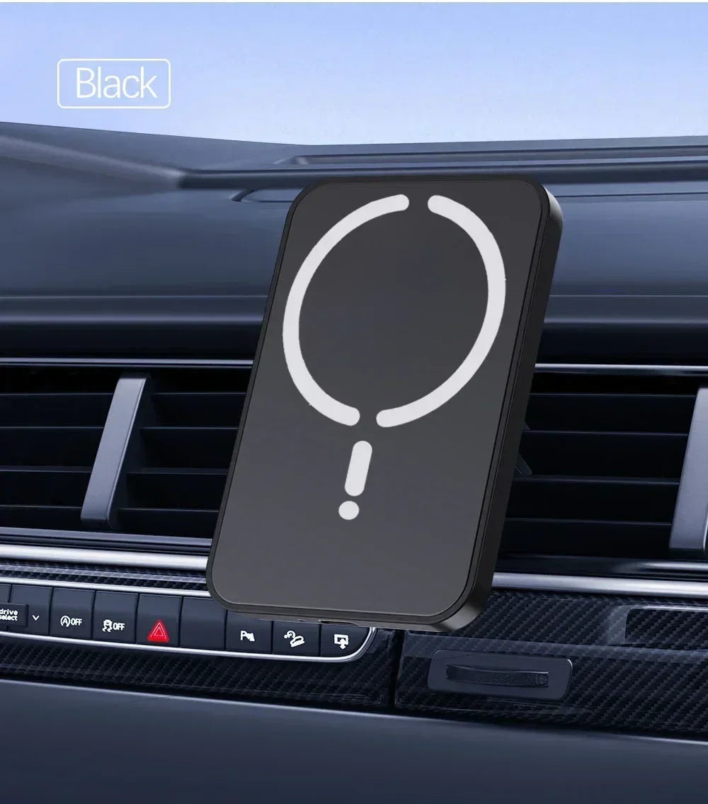 Soporte Magnético para Teléfono con GPS para Rejilla de Ventilación de Coche, Cargador Inalámbrico Rápido para iPhone Magsafe 17 16 15 14 13 12 Pro Max