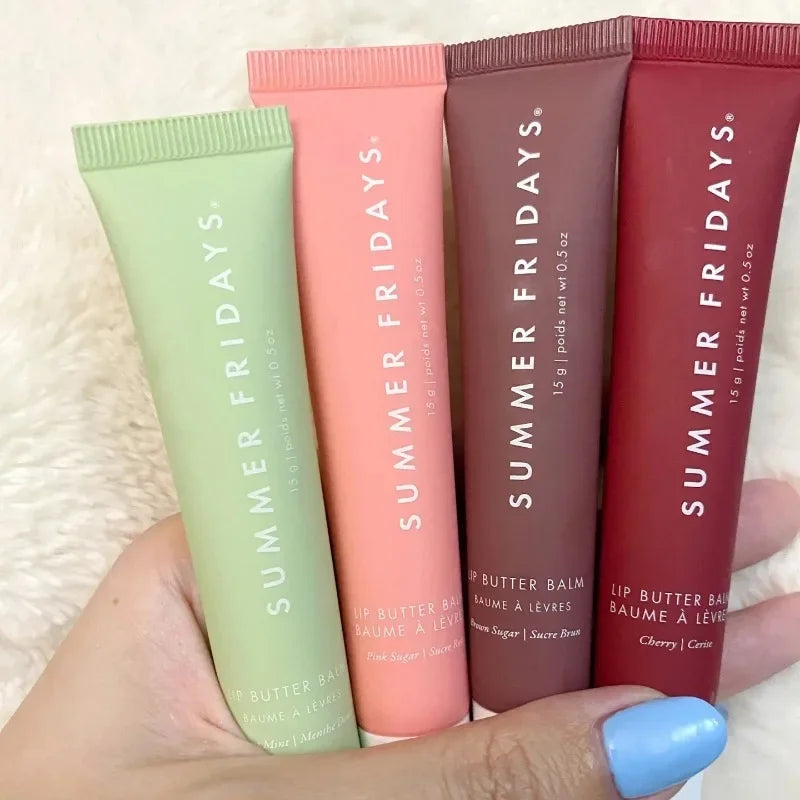 Summer Fridays-bálsamo labial hidratante, espejo, brillo de labios, vainilla, rosa, azúcar, rosa, goya, olor, lápiz labial, maquillaje de aceite transparente