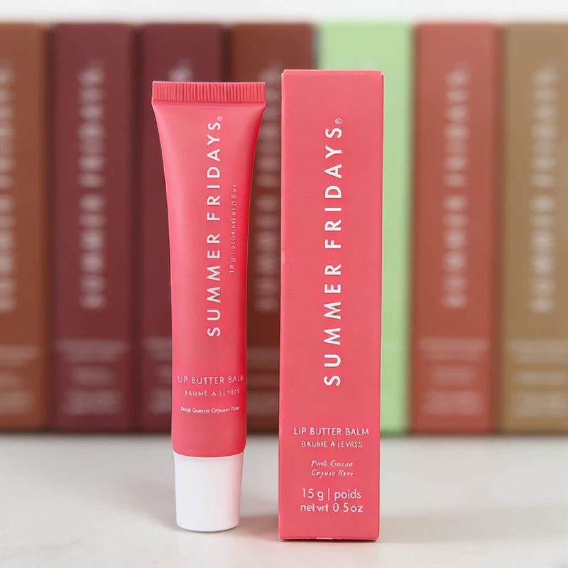 Summer Fridays-bálsamo labial hidratante, espejo, brillo de labios, vainilla, rosa, azúcar, rosa, goya, olor, lápiz labial, maquillaje de aceite transparente