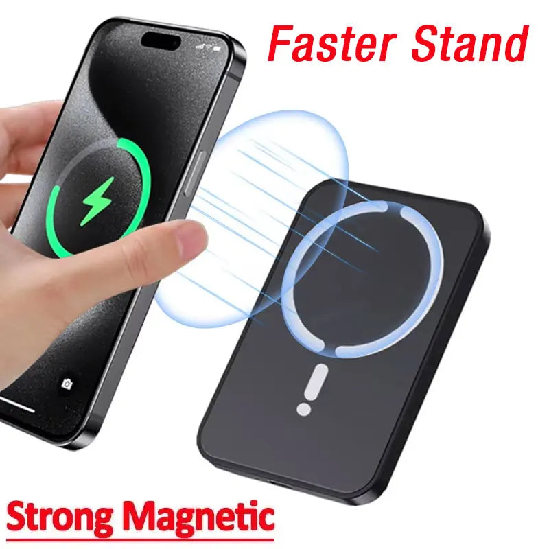 Soporte Magnético para Teléfono con GPS para Rejilla de Ventilación de Coche, Cargador Inalámbrico Rápido para iPhone Magsafe 17 16 15 14 13 12 Pro Max