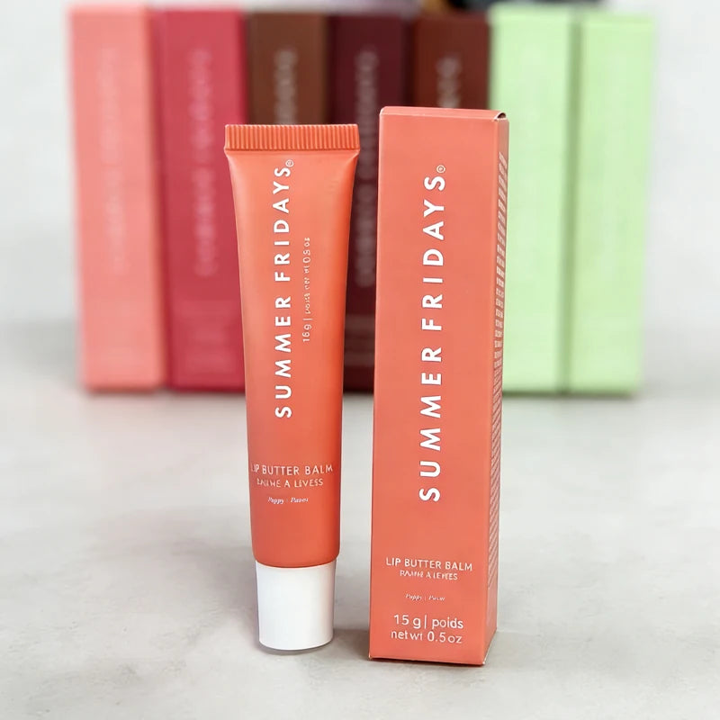 Summer Fridays-bálsamo labial hidratante, espejo, brillo de labios, vainilla, rosa, azúcar, rosa, goya, olor, lápiz labial, maquillaje de aceite transparente